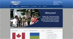 Desktop Screenshot of modestosistercities.com